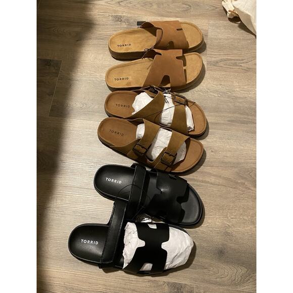 Torrid Shoes - Torrid Sandal Flip Flop Women's Shoes Size 11 Lot Of 3